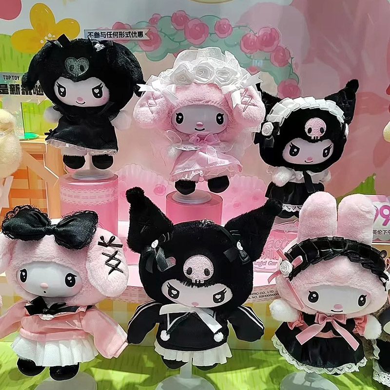 Smart Garden Storage - 本物の Toptoy サンリオキャラクターエンジェルガーデンシリーズぬいぐるみブラインドボックスかわいいマイメロディクロミ人形バッグペンダントミステリーサプライズボックス