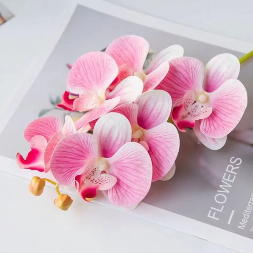 Smart Garden Storage - 3D 造花プラスチック蝶蘭ホーム花瓶テーブル装飾結婚式屋外ガーデン花嫁のブーケ DIY 花輪ギフトボックス