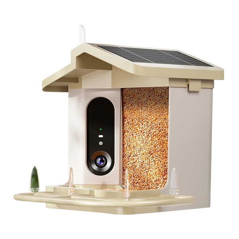 Smart Garden Ai - スマートバードフィーダー HDカメラ AI検知 屋外庭園野生動物観察デバイス 2K 4K