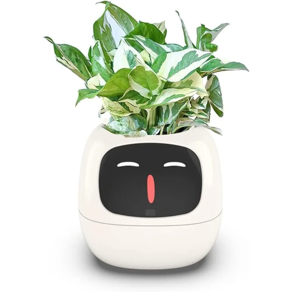 Smart Garden Ai - AIチップ搭載スマートフラワーポット 7センサー 自動植物ケア 家庭用 デスク オフィス