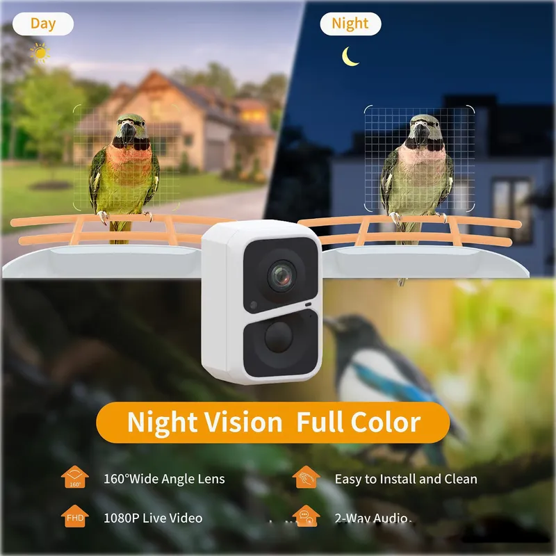 鳥の種類識別機能付きスマートAIバードフィーダー、庭の野生動 - Smart Garden Ai のレビューと価格