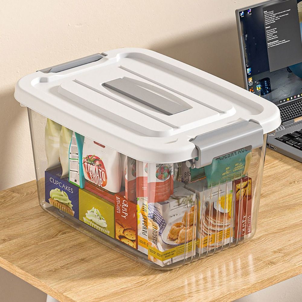 耐久性のある透明な黒色の収納ボックス、蓋付きプラスチックボッ - Smart Garden Storage のレビューと価格
