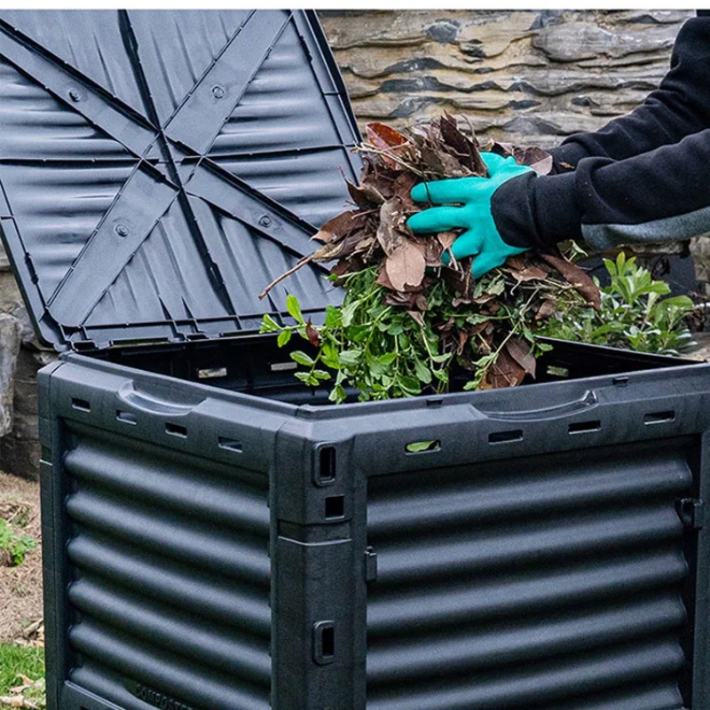 庭用堆肥容器 屋外堆肥ボックス キッチンゴミ・落ち葉用 有機 - Smart Garden Storage のレビューと価格