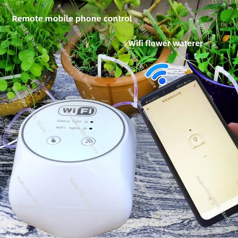 WiFiリモート自動散水装置点滴灌漑システムスマートタイマー - Smart Garden Gadgets のレビューと価格