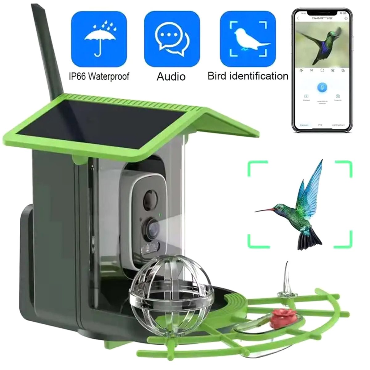 ABPPスマートバードフィーダーカメラ（AI種識別機能搭載、 - Smart Garden Ai のレビューと価格