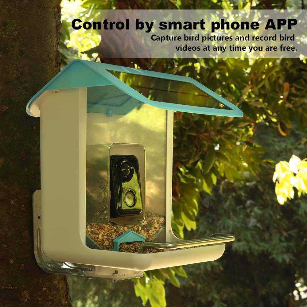 野生動物用ワイヤレスAI搭載鳥種識別スマートバードフィーダー - Smart Garden Ai のレビューと価格