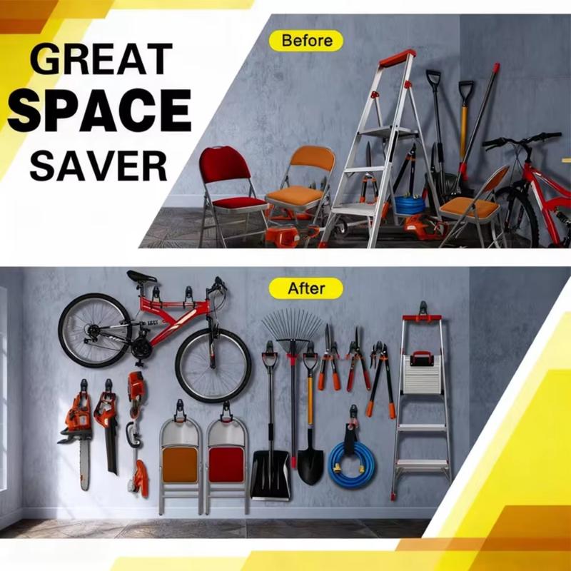 N$ ヘビーデューティー壁掛け鉄製フック ガレージオーガナイ - Smart Garden Storage のレビューと価格