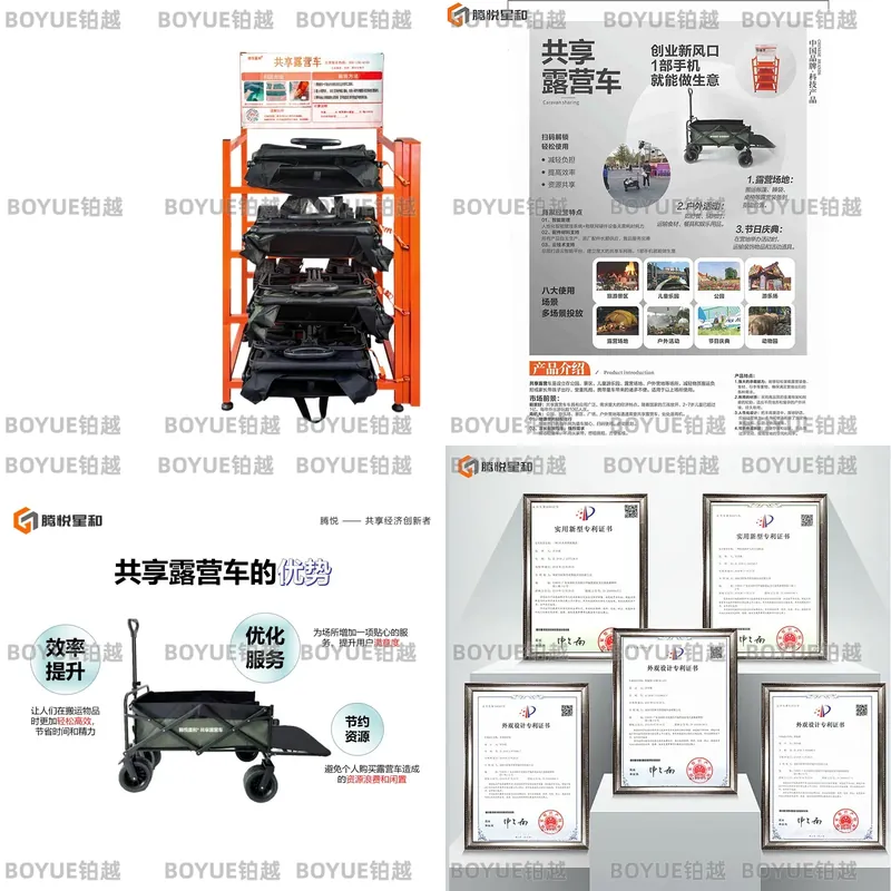 スマートロック付きポータブル折りたたみキャンプワゴン、ビーチ - Smart Garden Cart のレビューと価格