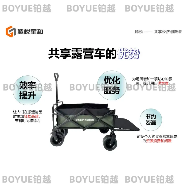 スマートロック付きポータブル折りたたみキャンプワゴン、ビーチ - Smart Garden Cart のレビューと価格