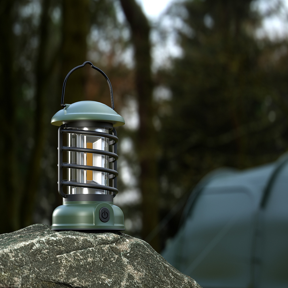 キャンプライトハイキングアウトドアヴィンテージテントUSBク - Smart Garden Lanterns のレビューと価格
